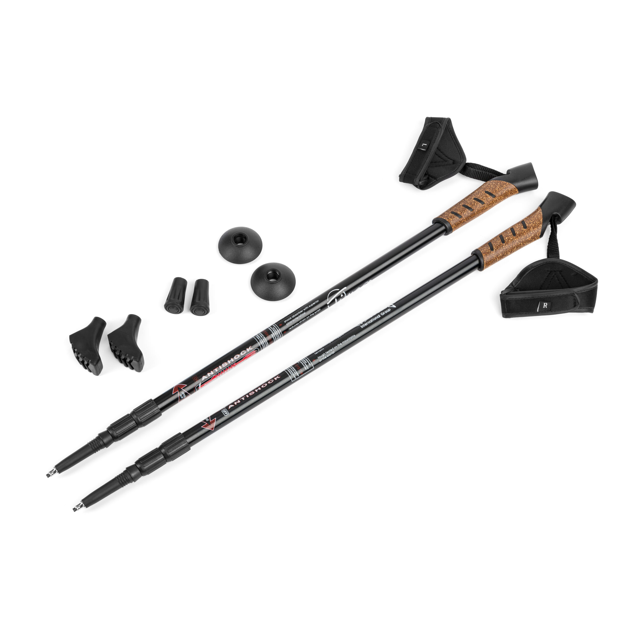 Kijki trekkingowe kolor czarny TIMAGO - obrazek 4