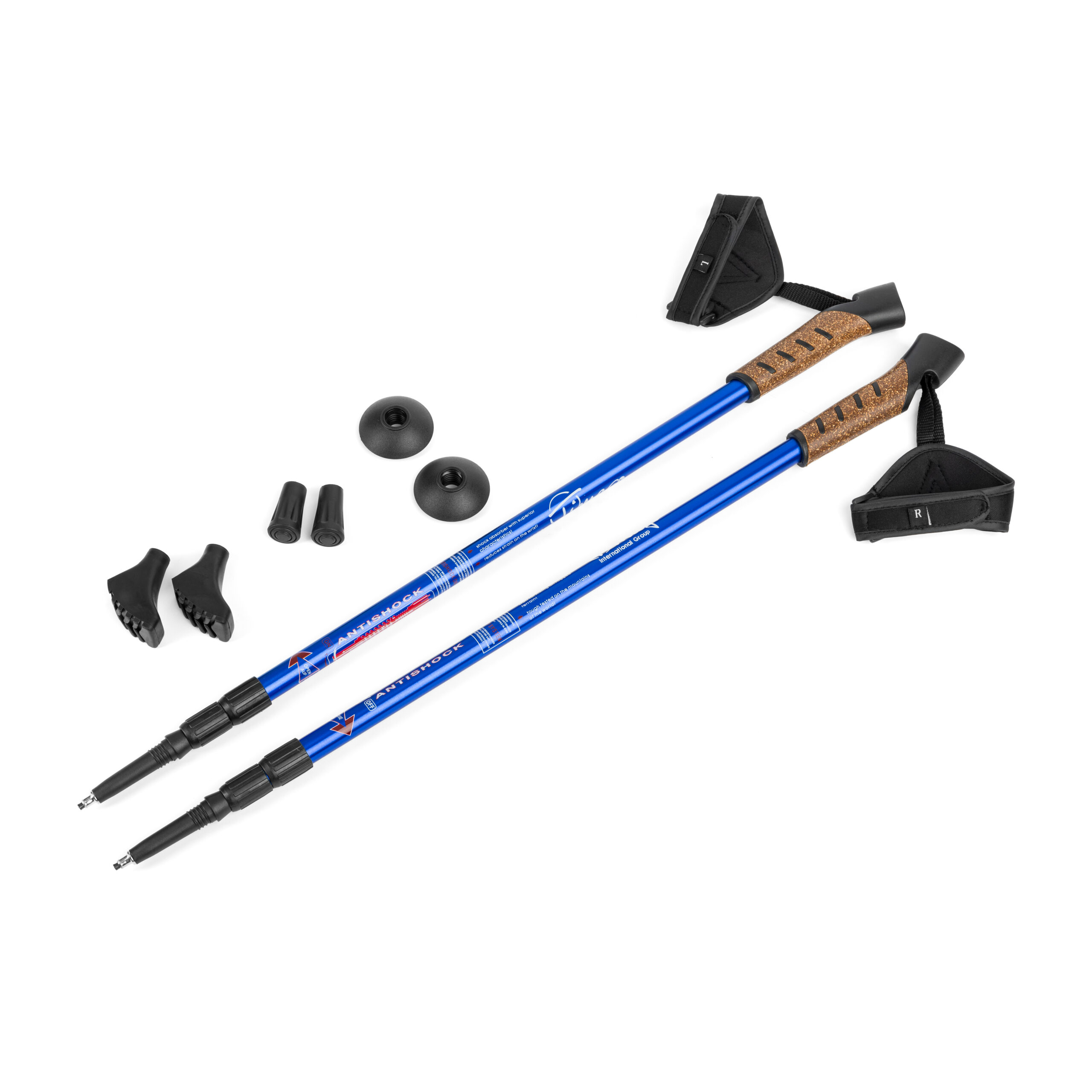 Kijki trekkingowe kolor niebieski TIMAGO - obrazek 4